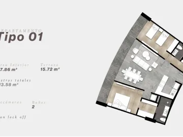 Departamento en venta en Santa Maria, Monterrey, Nuevo León