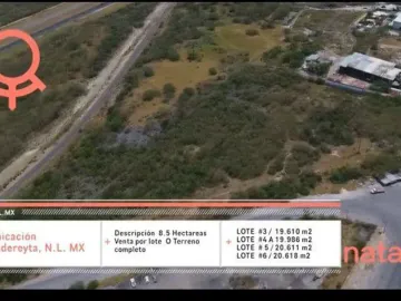 Terreno en venta en PEMEX, Cadereyta Jiménez, Nuevo León