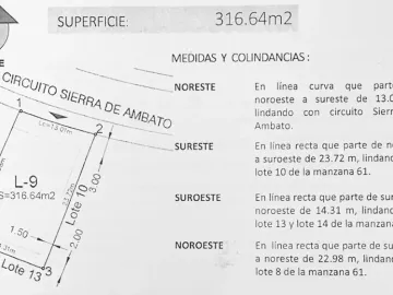 Terreno en venta en Fraccionamiento Zanda, León, Guanajuato
