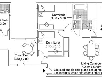 VENTA DEPTO 4 AMB + DEPENDENCIA FLORES BCON
