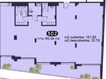 Oficina AAA Parque Patricios a estrenar 196m frent