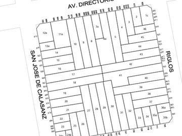 VENTA  de LOTE Apto Desarrollo  56.38 m de Fondo