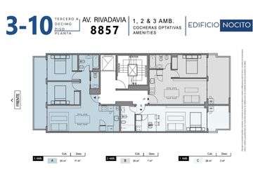 Dpto 2 amb a Estrenar-AMENITIES-Floresta
