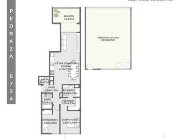DEPARTAMENTO EN VENTA VILLA URQUIZA 3 AMBIENTES