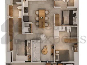 Departamento en venta en El Lechugal, Santa Catarina, Nuevo León