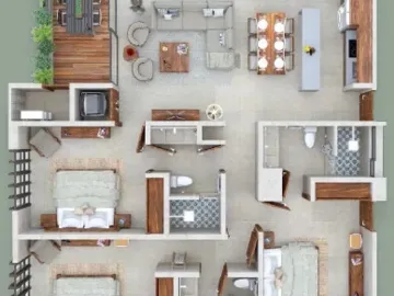 Departamento en venta en Aldea Zama, Tulum, Quintana Roo