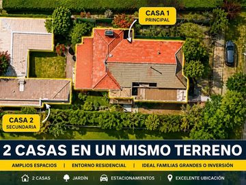 Casa 638m/174m +2da Casa Int. Metro Chile E. Ñuñoa