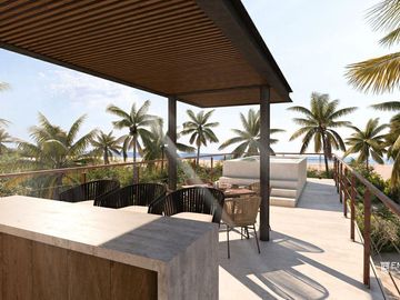 PENTHOUSE EN VENTA EN MERIDA EN LA PLAYA, TELCHAC, YUCATAN MOD 1