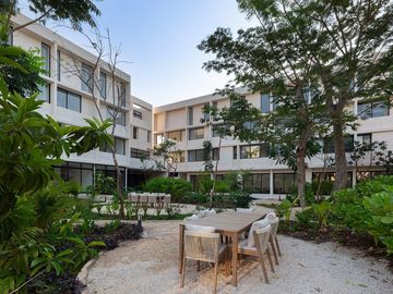 Departamento Loft de 1 Recámara en Venta en Temozón Norte con Amenidades Wellnes