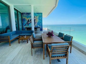 Penthouse en Venta Frente al Mar en Chicxulub Puerto, Entrega Inmediata