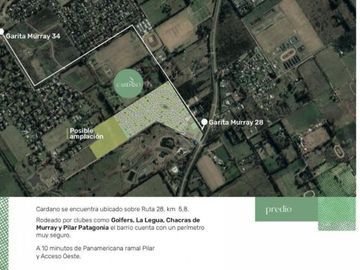 VENTA TERRENO EMPRENDIMIENTO CARDANO PILAR