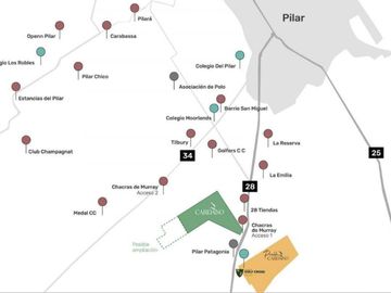 VENTA TERRENO EMPRENDIMIENTO CARDANO PILAR
