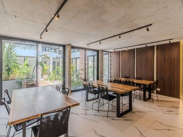 2 AMBIENTES DE 55 M2 C/BALCÓN TERRAZA Y PARRILLA