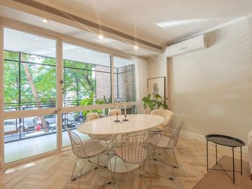 Venta Dpto. 4 amb. Palermo Chico patio y cochera