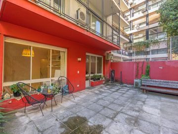 Venta Dpto. 4 amb. Palermo Chico patio y cochera