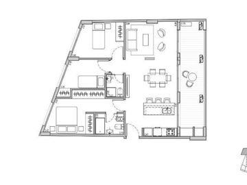 Departamento de 4 ambientes en Villa Crespo