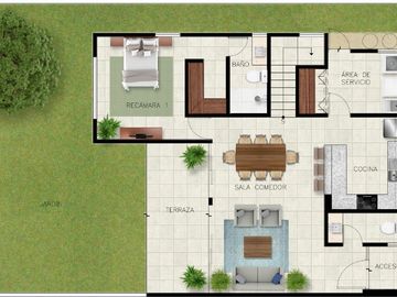 Casa en venta en privada Zentura en Cholul Yucatan
