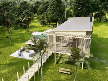 Lote Barrio Nautico Albardón con Muelle y pergola