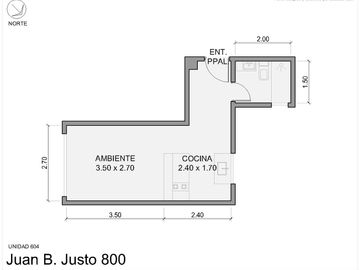 Venta | Departamento Monoambiente | Palermo Hollywood