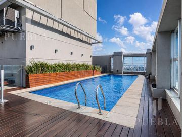 Departamento de 5 ambientes con oficina, balcón, terraza propia con parrilla y vistas panorámicas