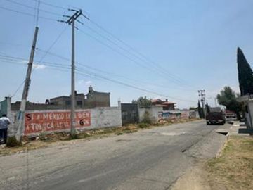 VENTA DE TERRENO PARA DESARROLLADORES EN SAN JUAN TILAPA EN TOLUCA