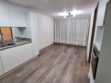 Excelente depto 1D 1B gran terraza vista Norte, con Bodega