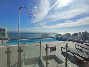 Excelente depto 1D 1B gran terraza vista Norte, con Bodega