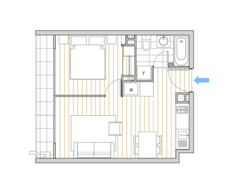 VENTA DEPARTAMENTO 1HAB 1BA SANTIAGO