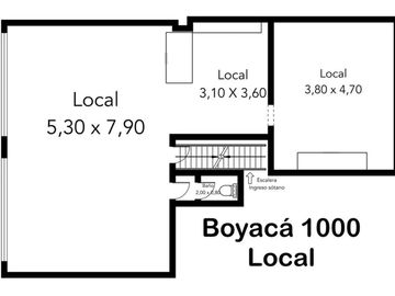 LOCAL COMERCIAL AL FTE-DEPOSITO-SOTANO -340 M2 APX