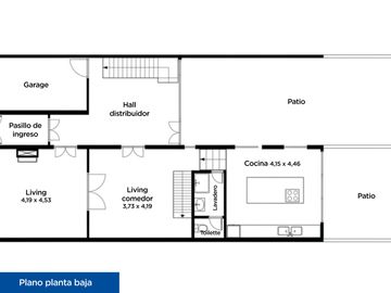 Casa Venta 4 Dorm, c/coch, jardín, terraza Flores