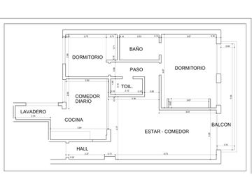 VENTA HERMOSO DEPARTAMENTO 3 AMB. PALERMO CHICO
