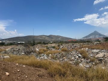 Terreno industrial en renta, en Garcia NL, con espuela de ferrocarril