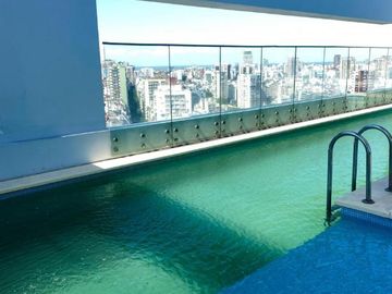 Lujoso departamento 2 ambientes con balcón, pileta, jacuzzi, sauna, gimnasio, parrilla y SUM en Recoleta