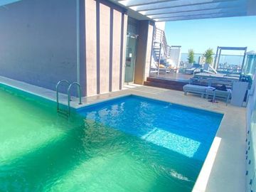 Lujoso departamento 2 ambientes con balcón, pileta, jacuzzi, sauna, gimnasio, parrilla y SUM en Recoleta