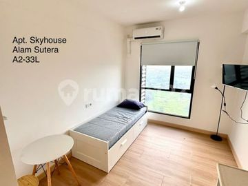 Dijual Brand New Apartemen Skyhouse Alam Sutera Type Studio Semi Furnished