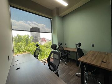 Renta 350m2, Piso de Oficinas, Puebla, La Roma- ACONDICIONADO