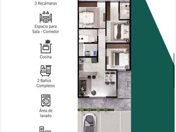 Departamento en venta en Querétaro, Paseos de San Miguel