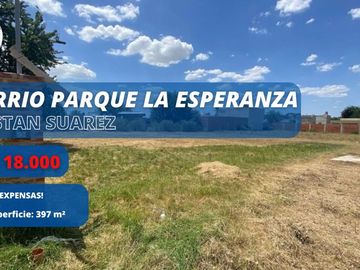LOTE EN VENTA EN BARRIO PARQUE LA ESPERANZA EZEIZA