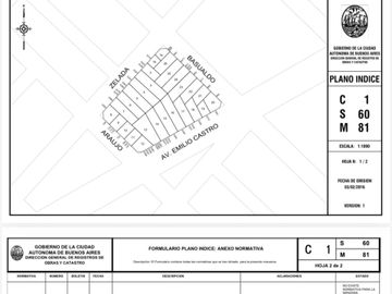 LOTE s/AV. EMILIO CASTRO - Apto 1020 M2 Vendibles