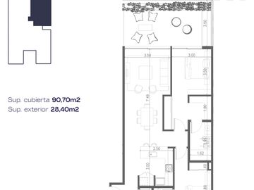 VENTA DPTO 3 AMB PALERMO EN POZO AMENITIES PREMIUM