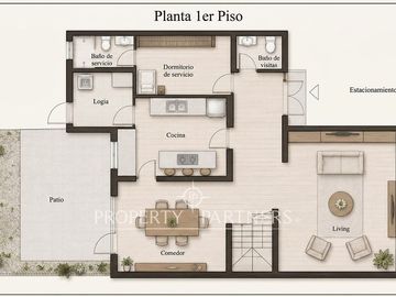 Cómoda Casa con espacios renovados en sector Mall Alto Las Condes.