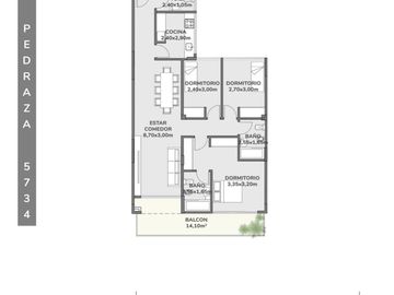 DEPARTAMENTO EN VENTA VILLA URQUIZA 4 AMBIENTES