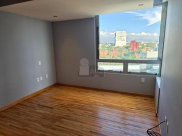 Se renta amplio departamento de 3 recámaras sobre Av. Santa Fe, condominio H2O
