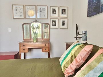 RENTA Depto. Porfiriano Amueblado con Patio | Santa María la Ribera