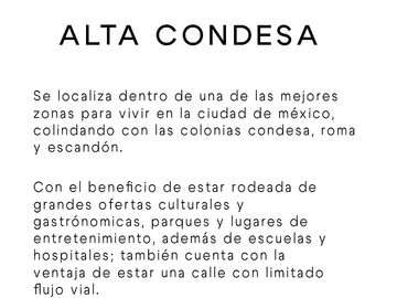 Departamentos en Preventa en Alta Condesa