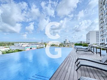 Departamento en Renta en Cancún en Residencial San Francisco II con 2 Recámaras