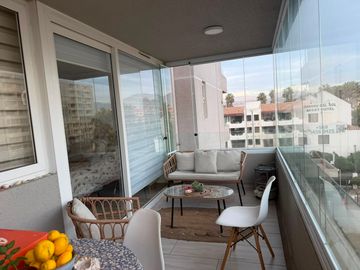 ARRIENDO FULL AMOBLADO EN LA AV DEL MAR!