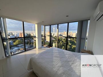 19 y 44-Pza Azcuénaga-Semipiso de categoría amoblado con terraza propia
