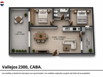 VENTA- PH - 3 AMBIENTES-APTO CREDITO-REFACCIONADO