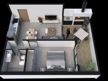 DEPARTAMENTO 2 AMBIENTES EN VENTA LOMAS DE ZAMORA